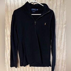 Ralph Lauren Estate Rib Black Top